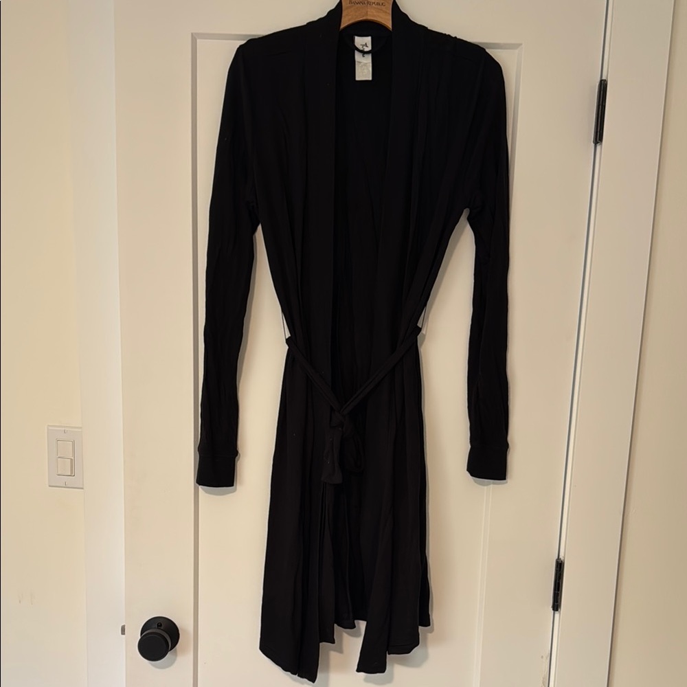 Thyme Maternity Black Robe